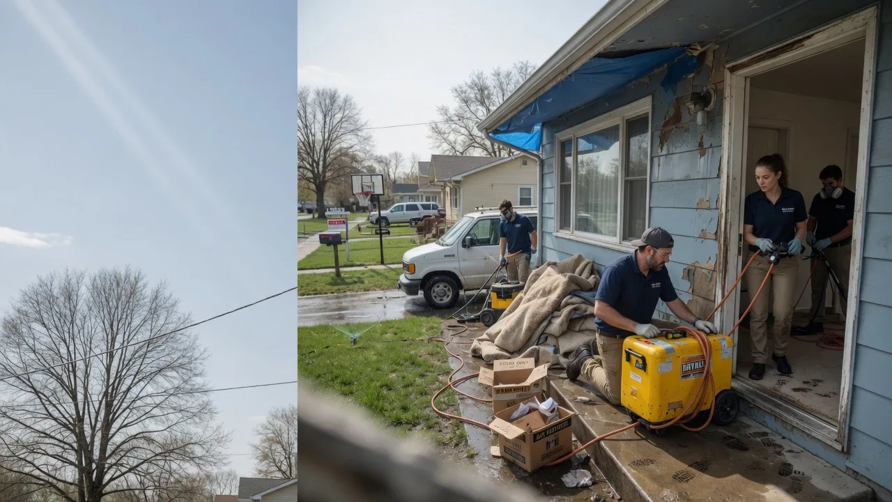 Basement Flood Cleanup in Potwin, KS near me